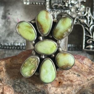 Palomino Turquoise Southwestern Adjustable Sterling Silver Ring